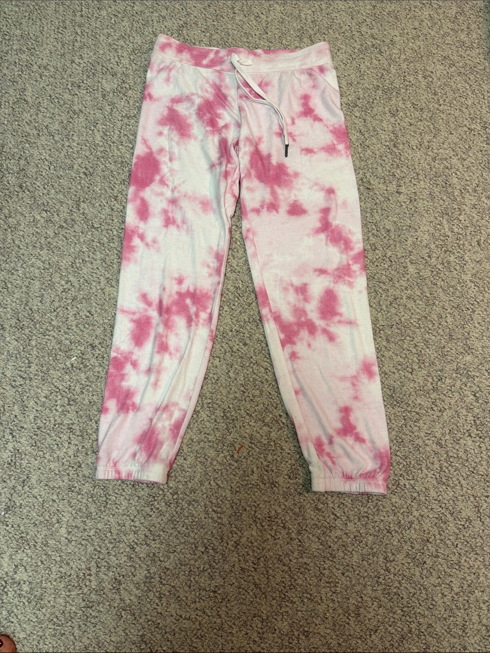 PJ Salvage Pink Tie-Dye Joggers